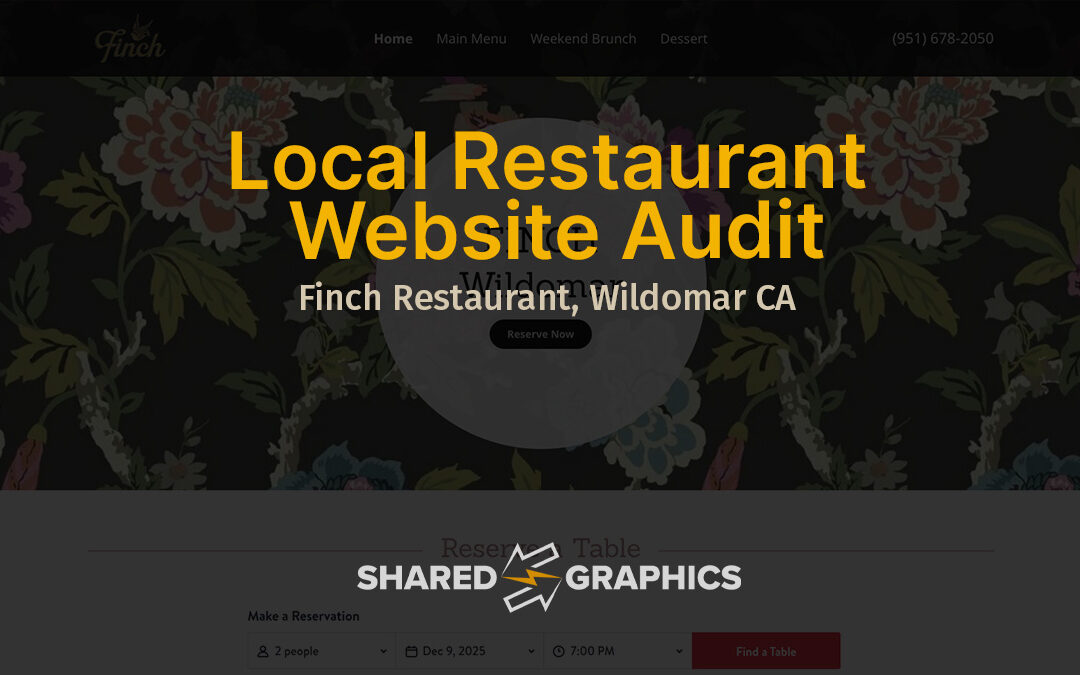 Restaurant Website Audit Example | Finch Teardown